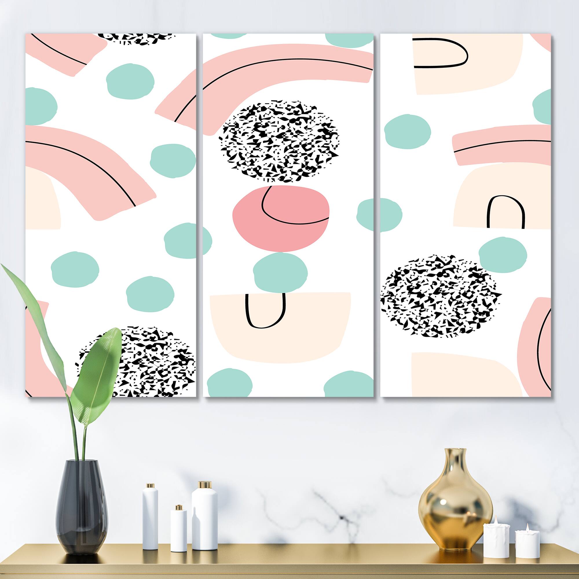 Designart - Organic and Elements In Pastel Tones